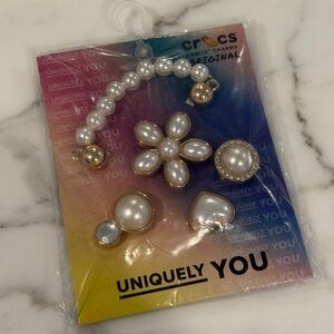 Crocs Jibbitz™ Charms Dainty Pearl Jewelry 5 Pack